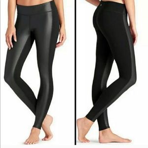 Athleta pleather leggings